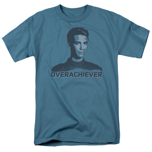 Star Trek Overachiever Mens T Shirt Slate