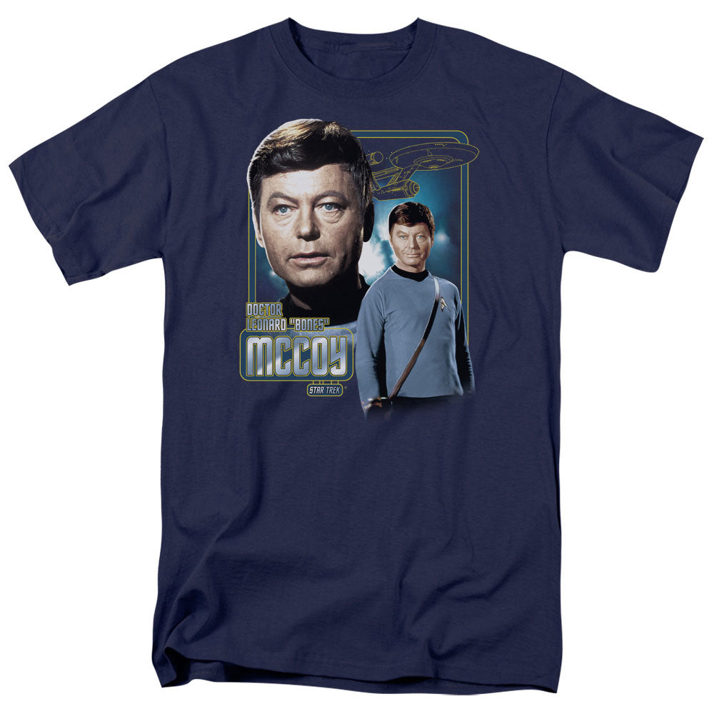 Star Trek Doctor Mccoy Mens T Shirt Navy