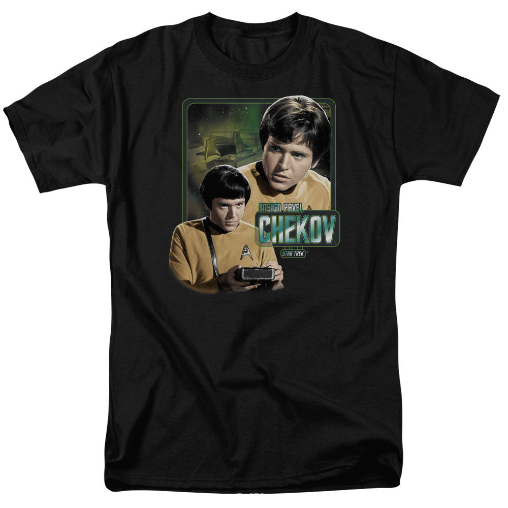 Star Trek Ensign Chekov Mens T Shirt Black