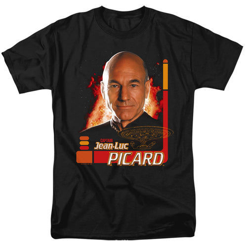 Star Trek Captain Picard Mens T Shirt Black