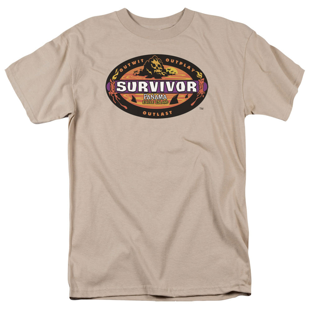 Survivor Panama Mens T Shirt Sand