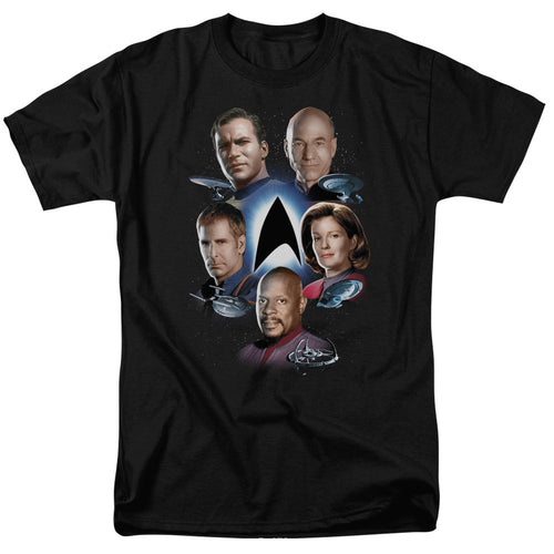 Star Trek Starfleets Finest Mens T Shirt Black