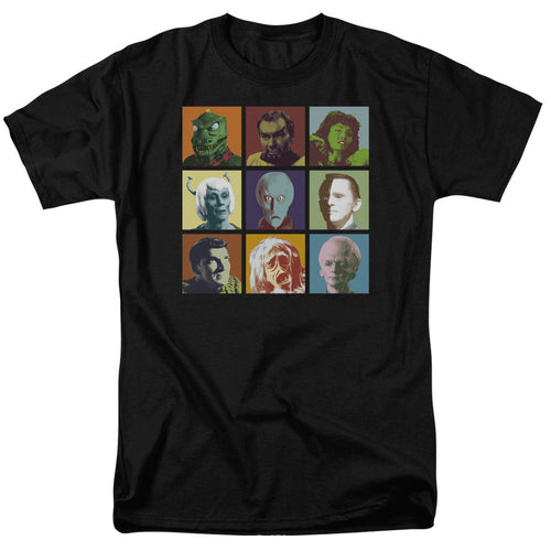 Star Trek Alien Squares Mens T Shirt Black