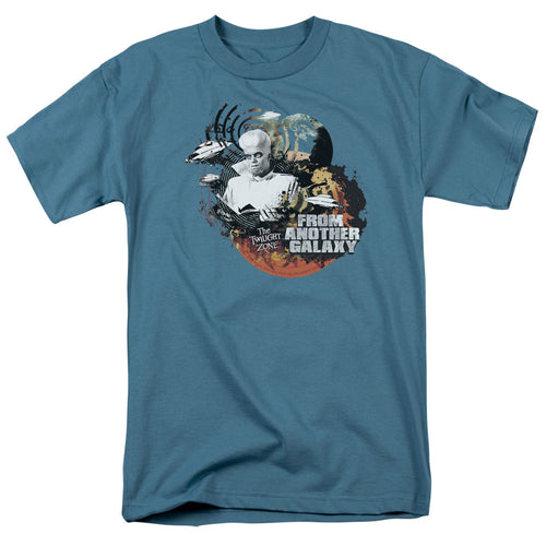 Twilight Zone From Another Galaxy Mens T Shirt Slate