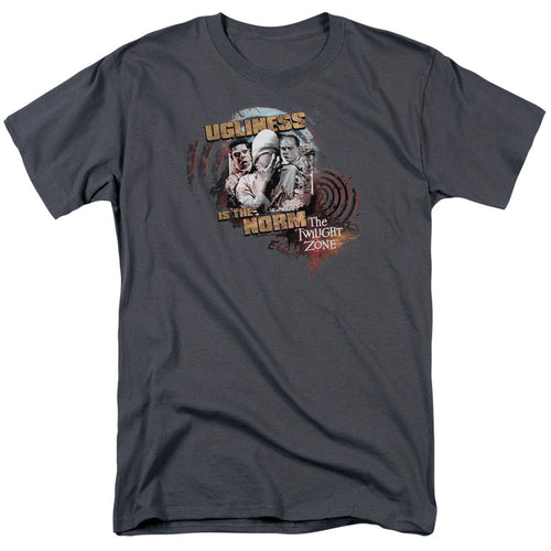 Twilight Zone the Norm Mens T Shirt Charcoal