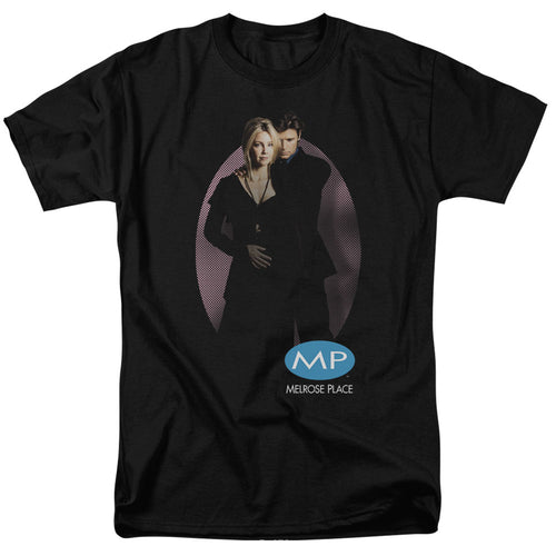 Melrose Place Kiss Mens T Shirt Black