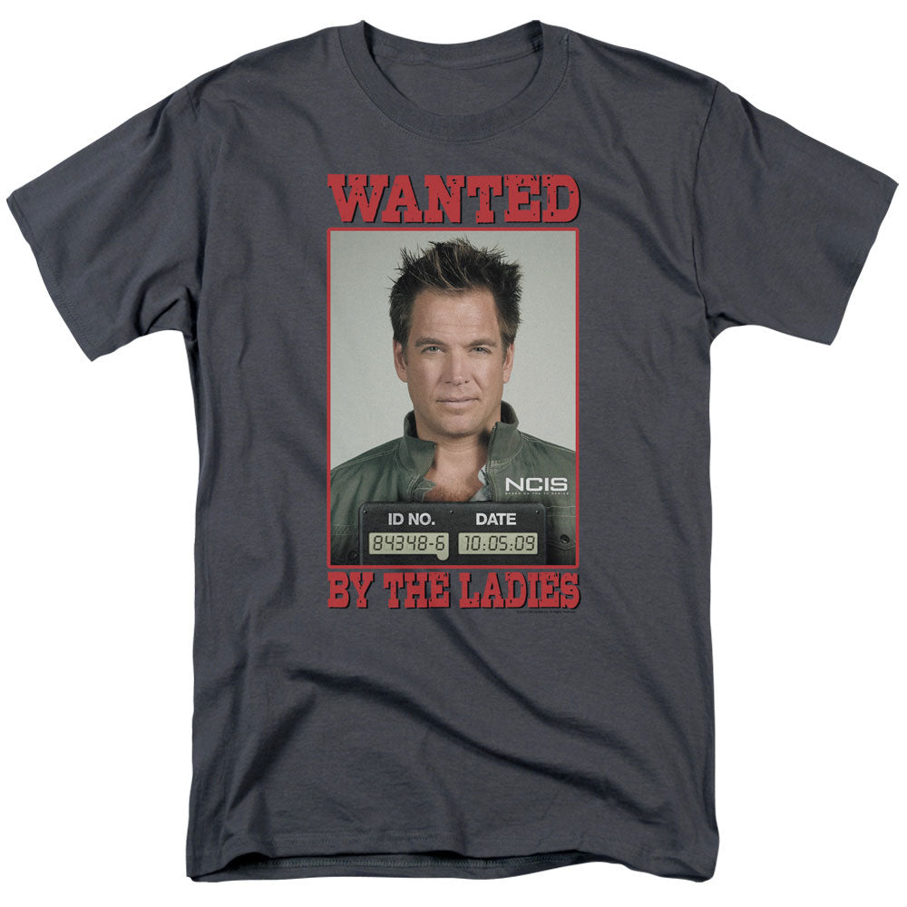 Ncis Wanted Mens T Shirt Charcoal