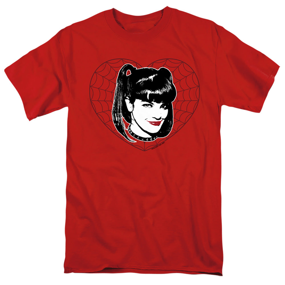 Ncis Abby Heart Mens T Shirt Red