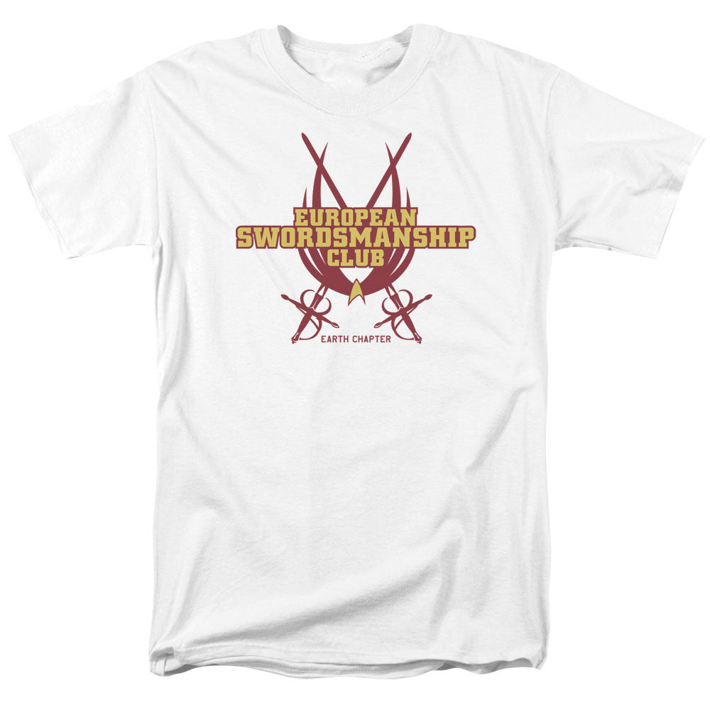 Star Trek Swordanship Club Mens T Shirt White