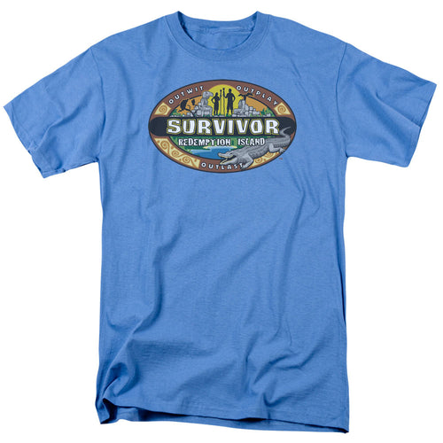 Survivor Redemption Island Mens T Shirt Carolina Blue