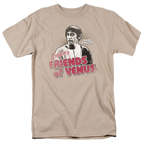 Mork & Mindy Friends of Venus Mens T Shirt Sand