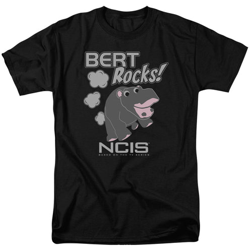 Ncis Bert Rocks Mens T Shirt Black