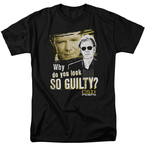 Csi Miami So Guilty Mens T Shirt Black