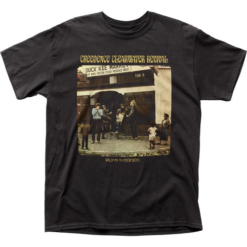 Creedence Clearwater Revival Poor Boys Mens T Shirt Black