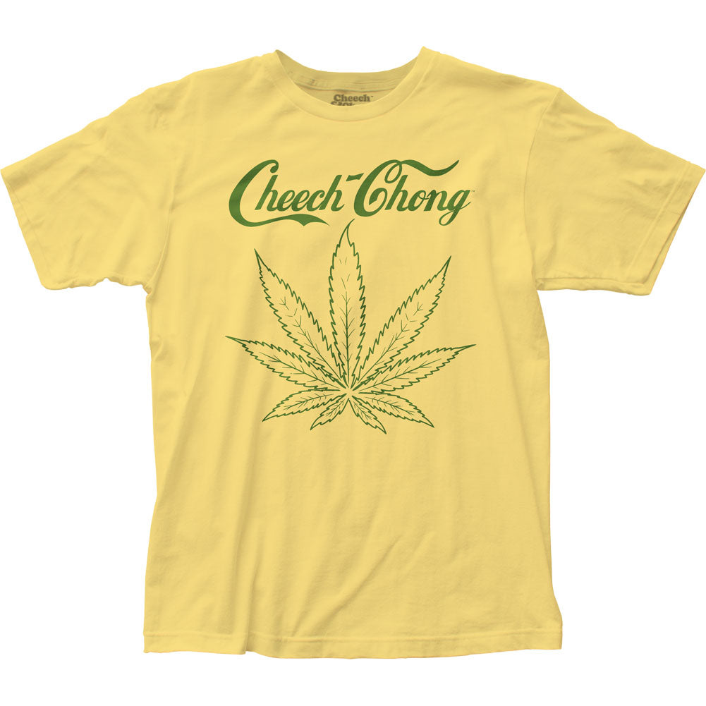 Cheech & Chong Flower Mens T Shirt Yellow