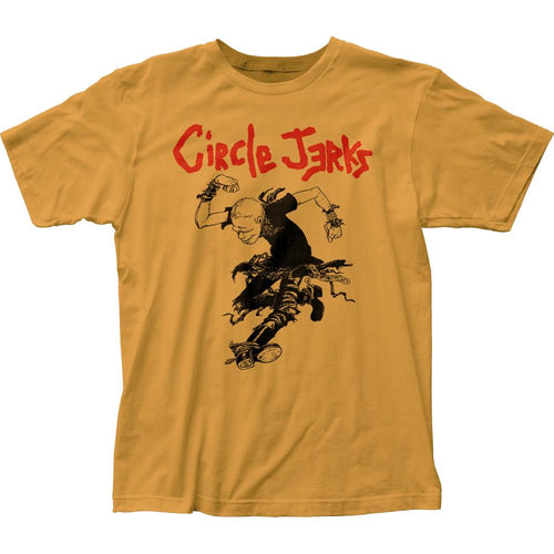 Circle Jerks Skank Man Mens T Shirt Yellow