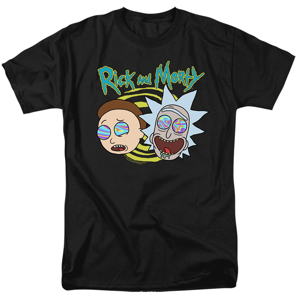 Rick And Morty Blown Minds Mens T Shirt Black