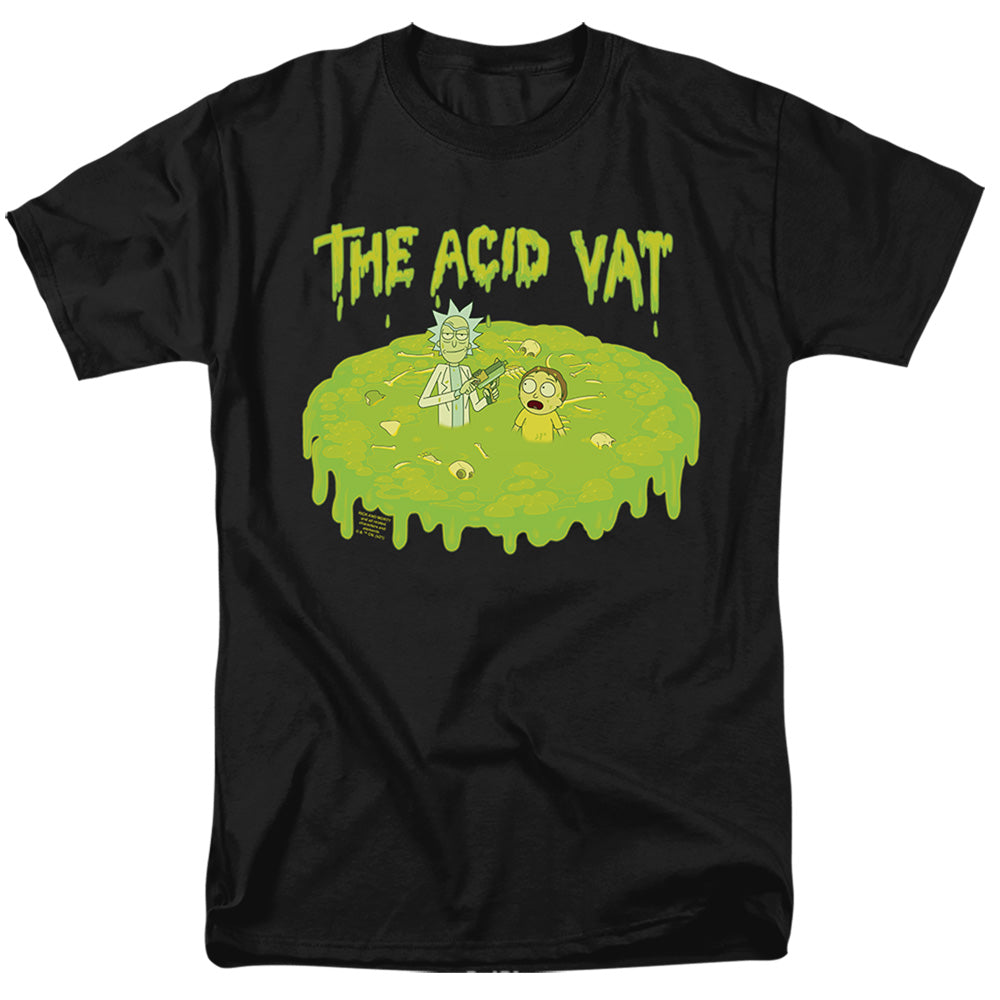 Rick And Morty The Acid Vat Mens T Shirt Black