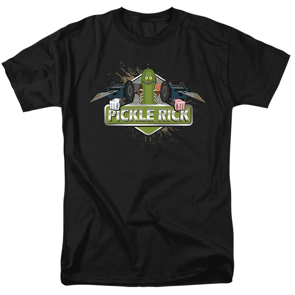 Rick And Morty Pickle Rick Mens T Shirt Black