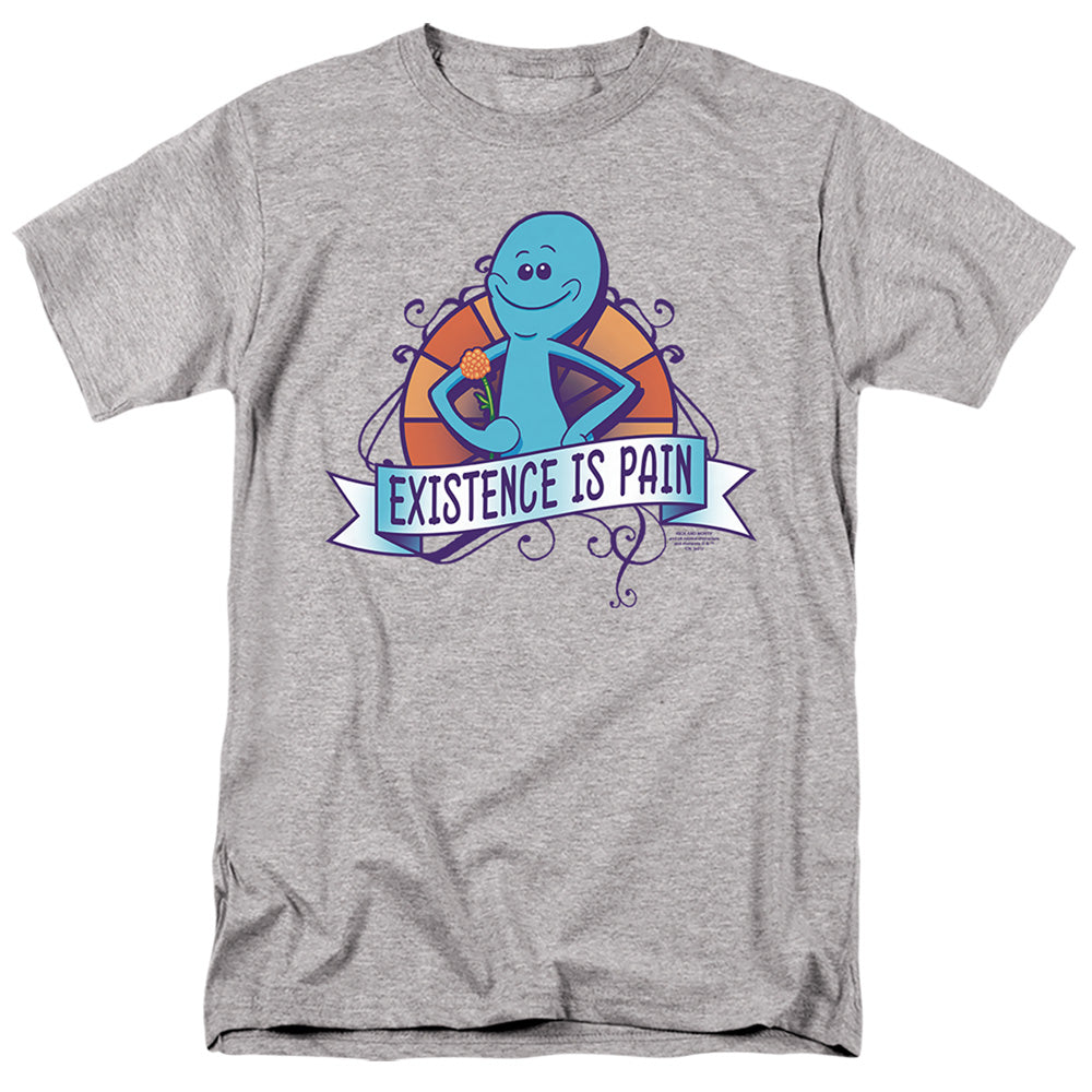 Rick And Morty Existence Is Pain Mens T Shirt Athletic Heather