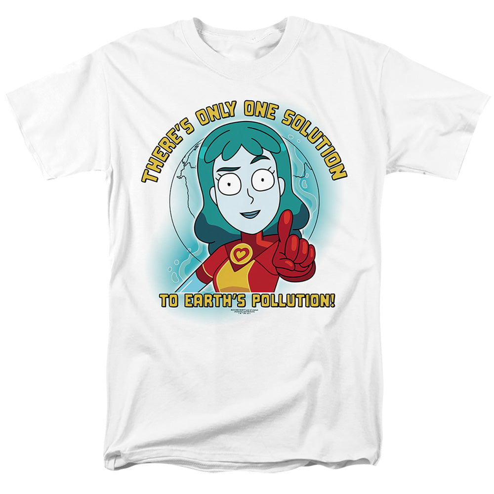 Rick And Morty Planetina Mens T Shirt White