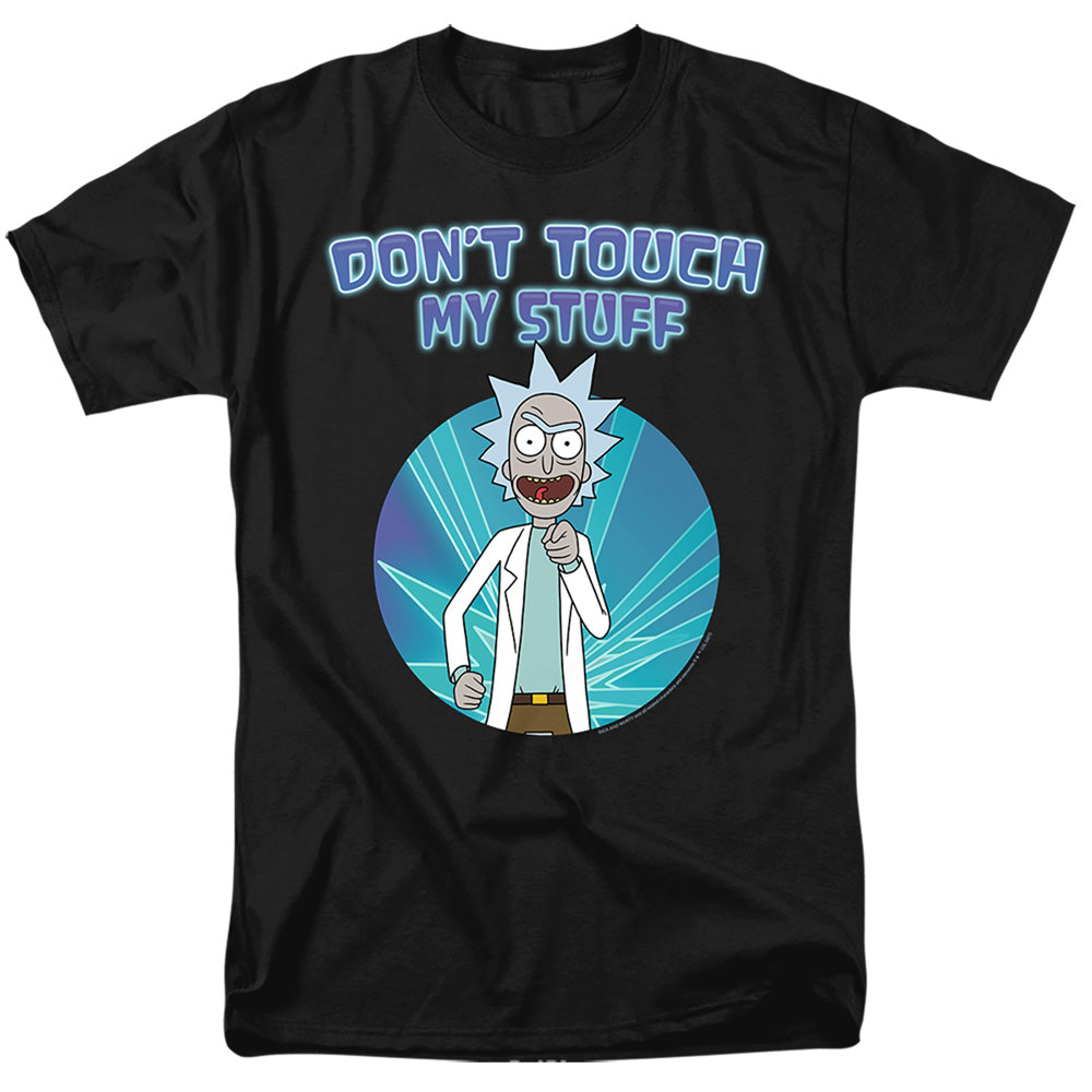 Rick And Morty Don'T Touch Mens T Shirt Black