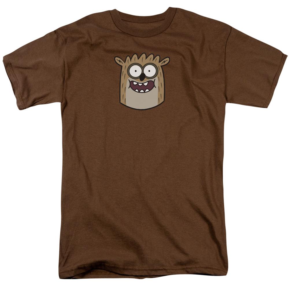 The Regular Show Rigby Mens T Shirt Coffee