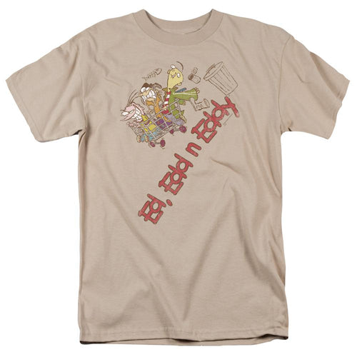 Ed Edd N Eddy Downhill Mens T Shirt Sand