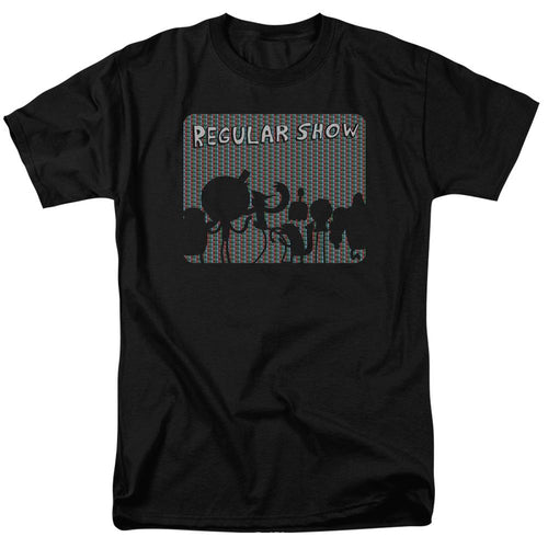 Regular Show Rgb Group Mens T Shirt Black