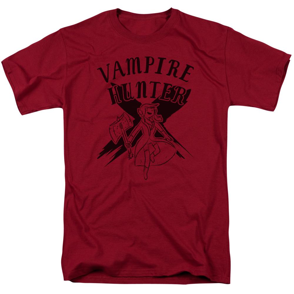 Adventure Time Vampire Hunter Mens T Shirt Cardinal