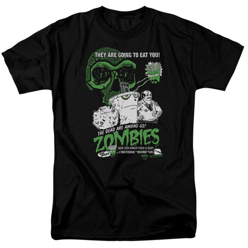 Aqua Teen Hunger Force Zombies Mens T Shirt Black