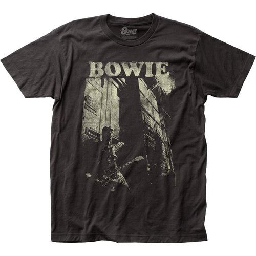David Bowie Guitar Mens T Shirt Black