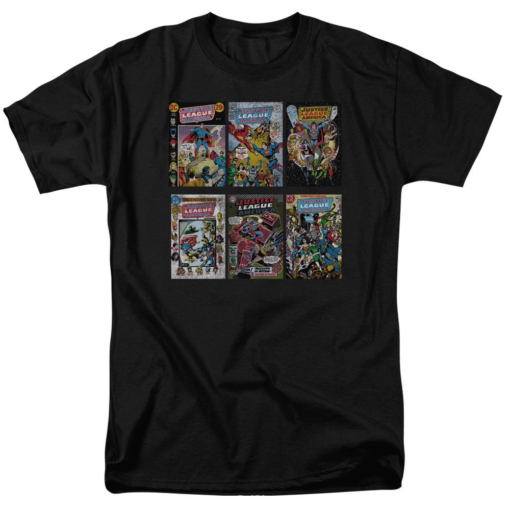 DC Comics DC Comics Covers Mens T Shirt Black