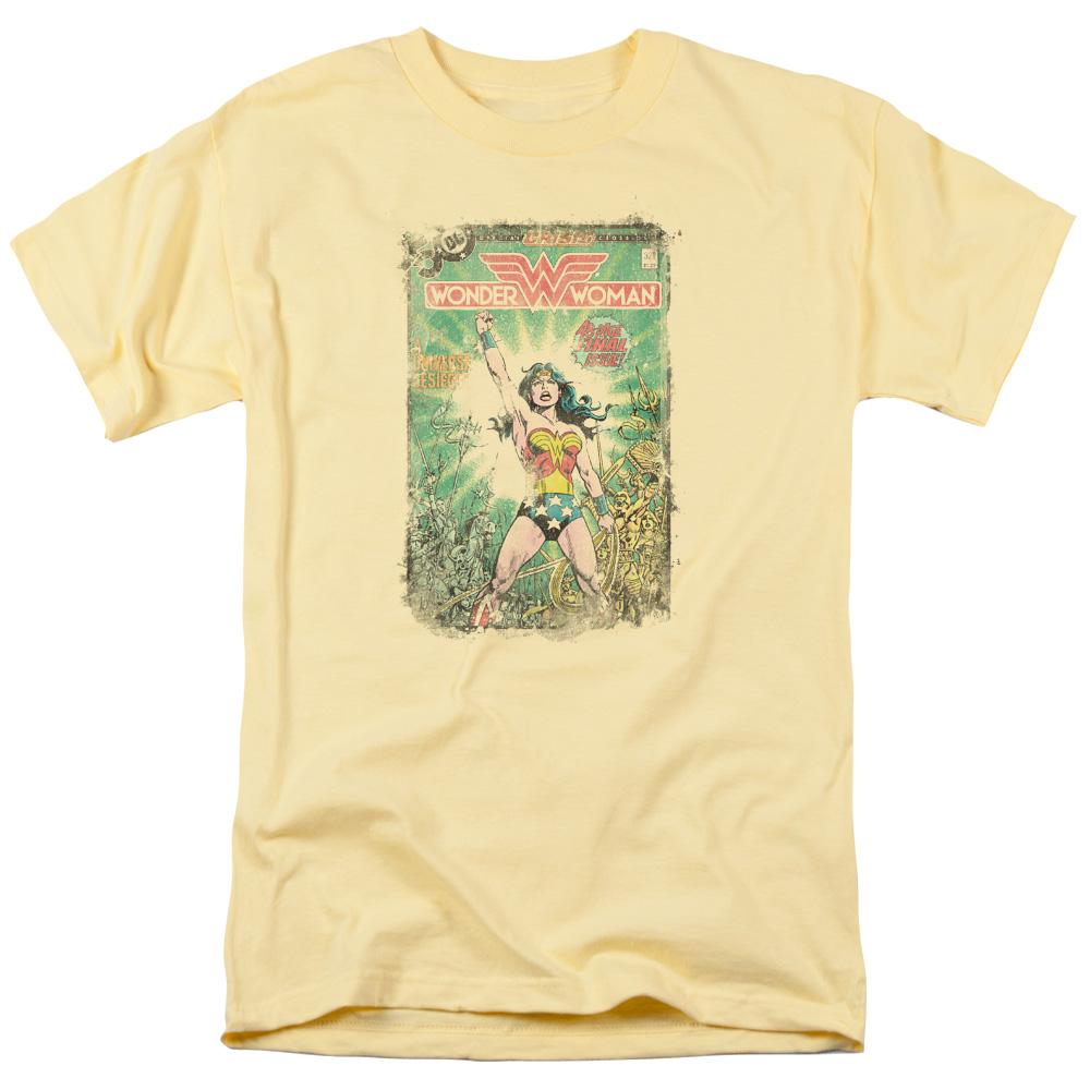 DC Comics Besieged Cover Mens T Shirt Yellow
