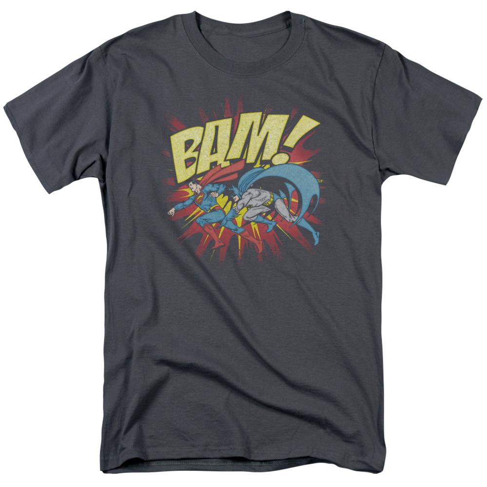 DC Comics Bam Mens T Shirt Charcoal