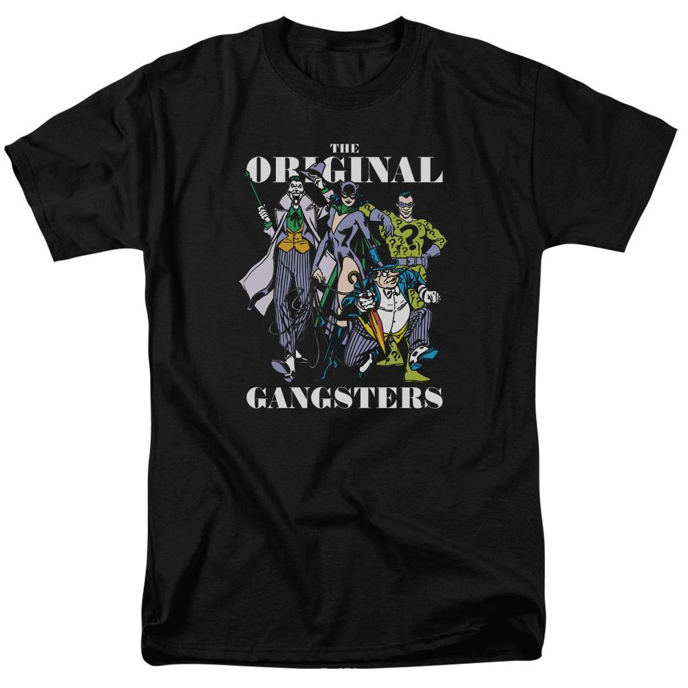 DC Comics Original Gangsters Mens T Shirt Black