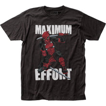 Load image into Gallery viewer, Deadpool Maximum Effort Mens T Shirt Black
