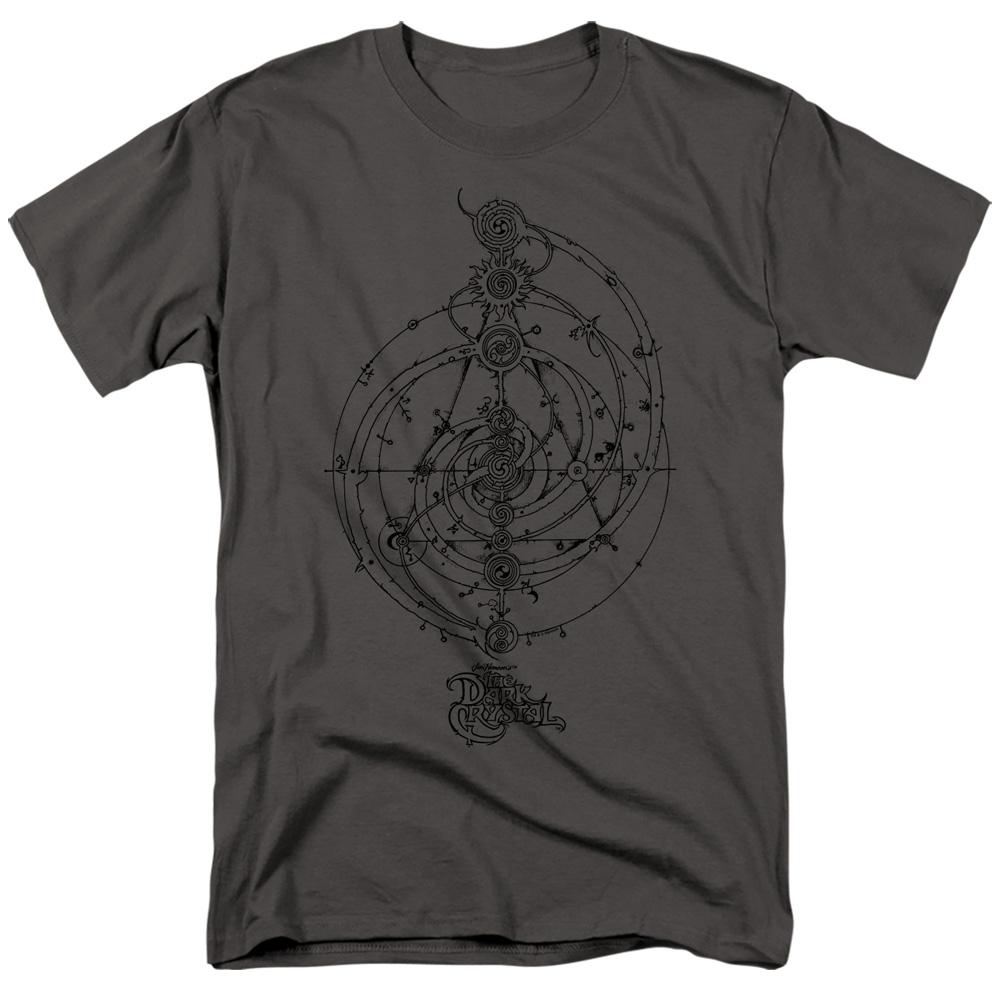 The Dark Crystal Dream Spiral Mens T Shirt Charcoal