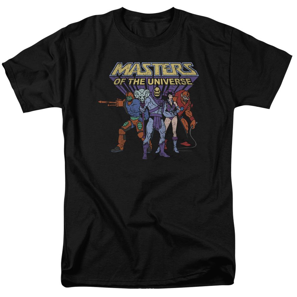 Masters of the Universe Team of Villains Mens T Shirt Black