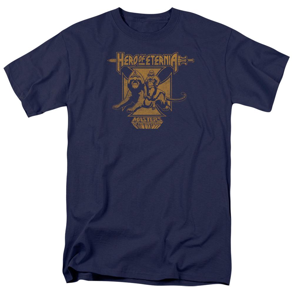 Masters of the Universe Hero of Eternia Mens T Shirt Navy Blue