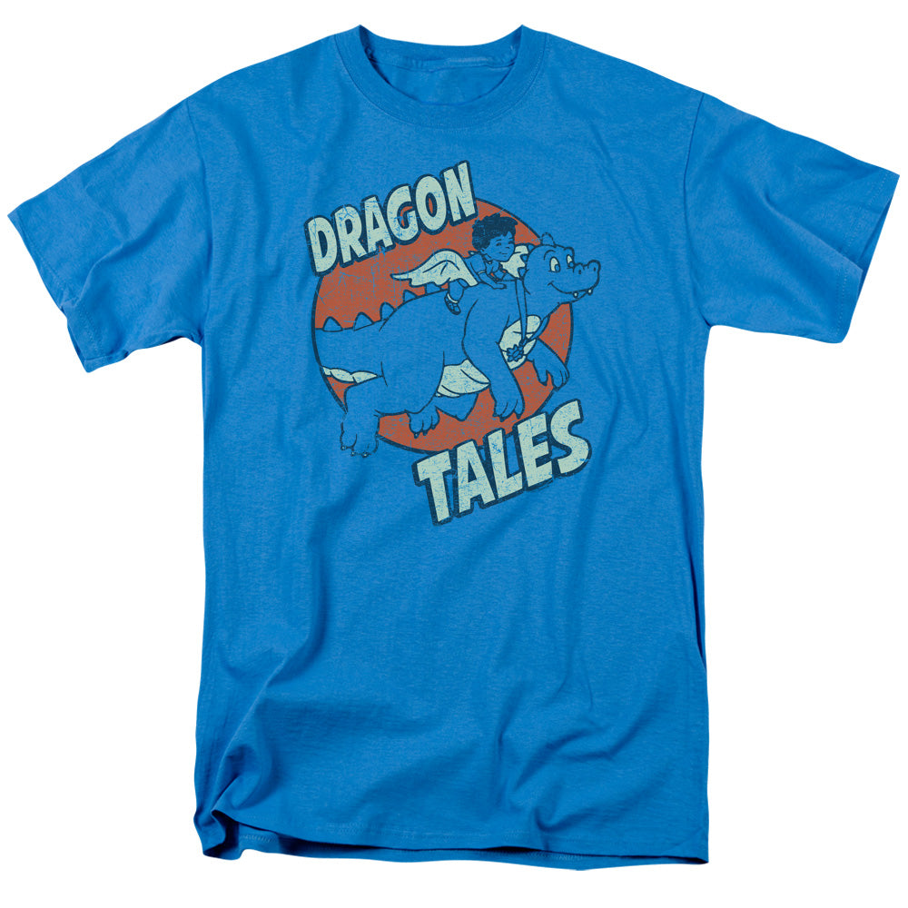 Dragon Tales Flying High Mens T Shirt Turquoise