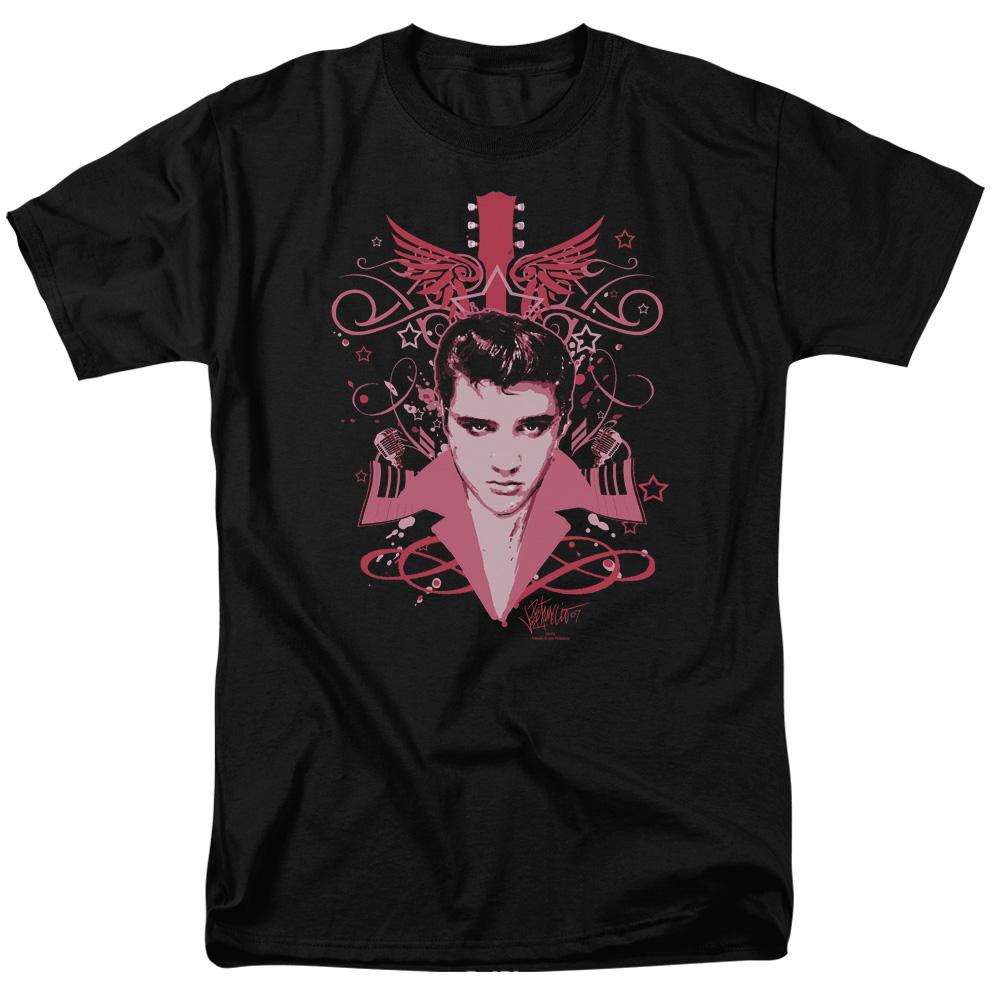 Elvis Presley Lets Face It Mens T Shirt Black