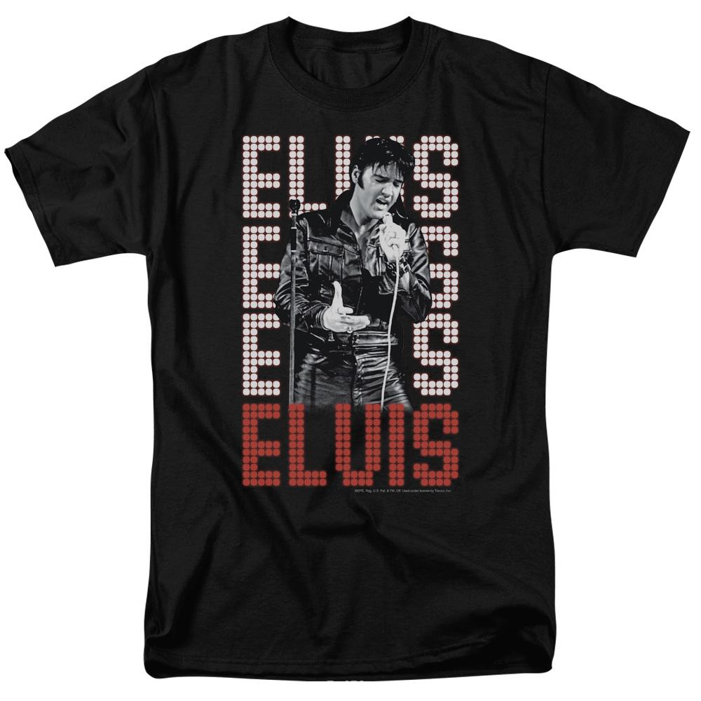 Elvis Presley 1968 Mens T Shirt Black