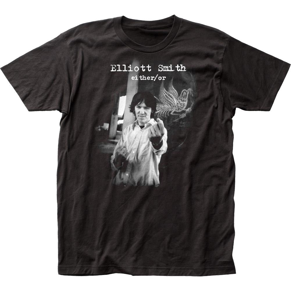 Elliott Smith Either Or Mens T Shirt Black