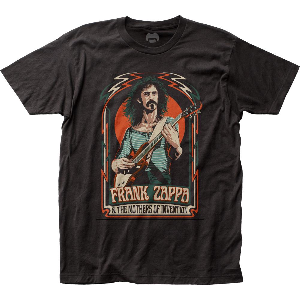 Frank Zappa Illustration Mens T Shirt Black