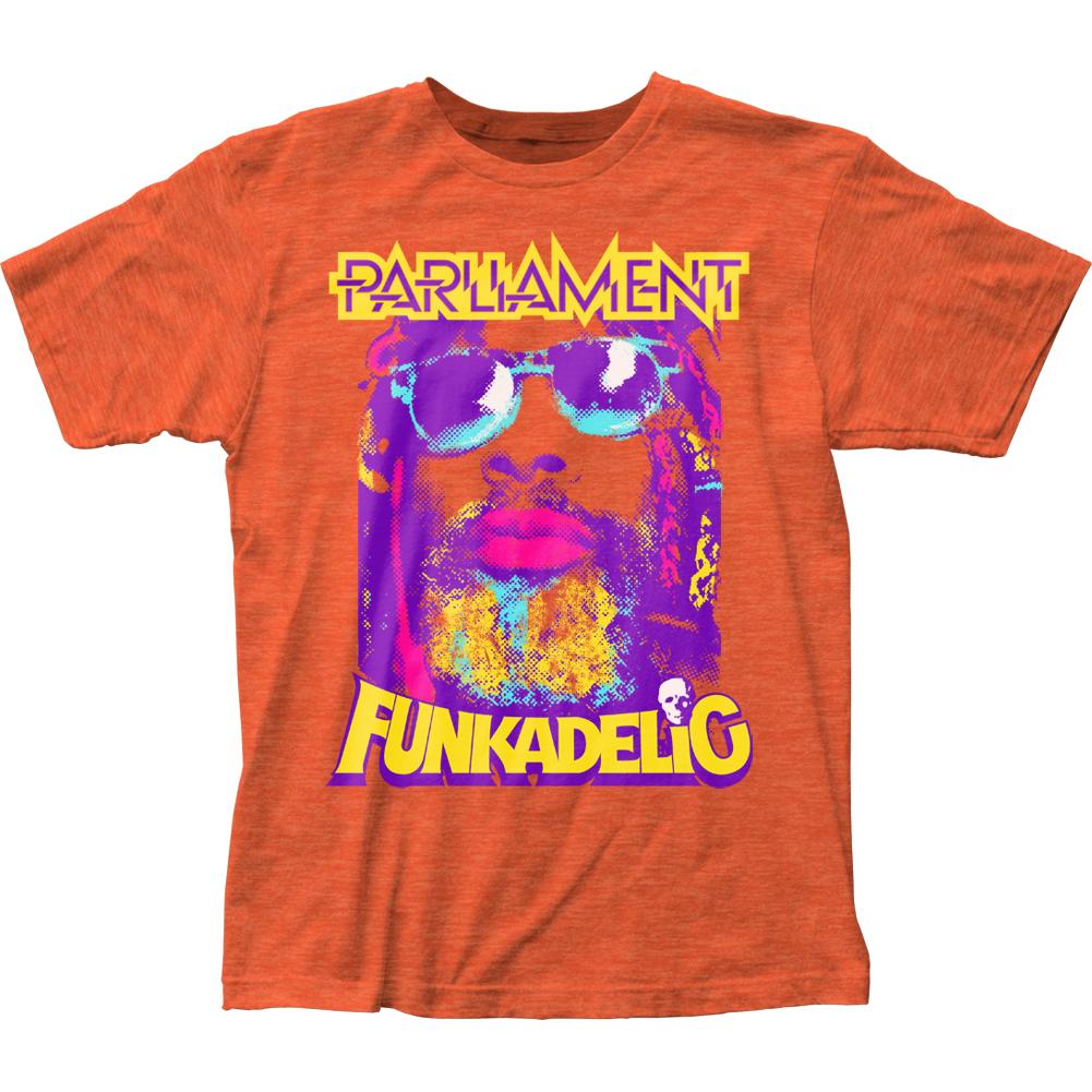 George Clinton P-Funk Mens T Shirt Orange