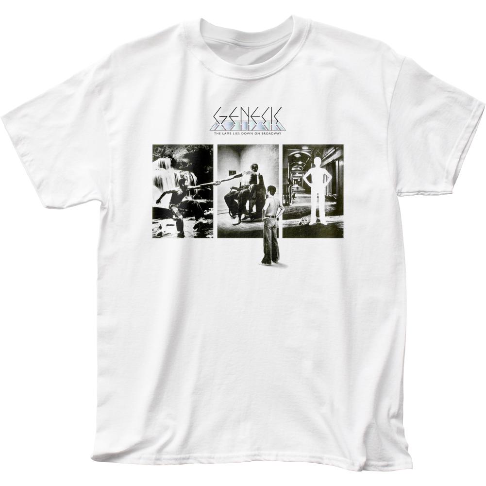 Genesis Down on Broadway Mens T Shirt White