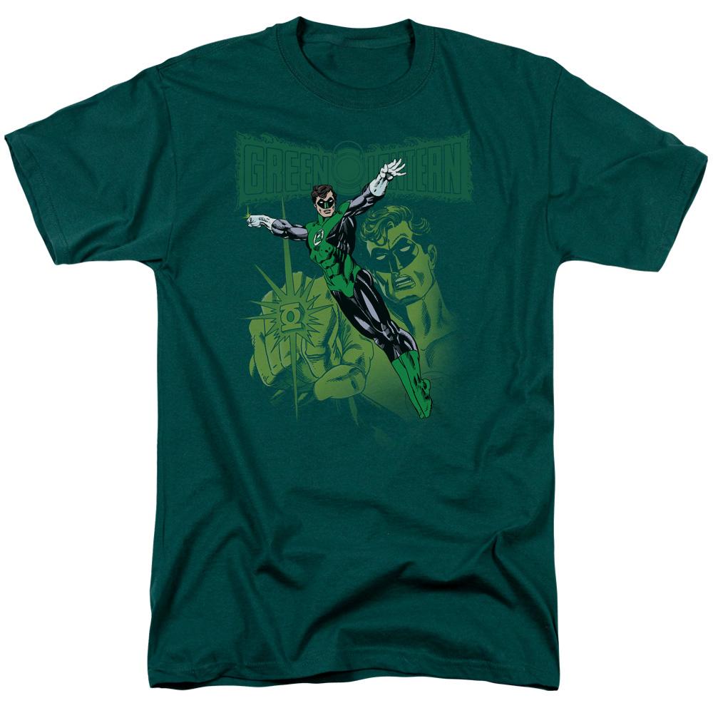 Green Lantern Gl#166 Cover Mens T Shirt Hunter Green