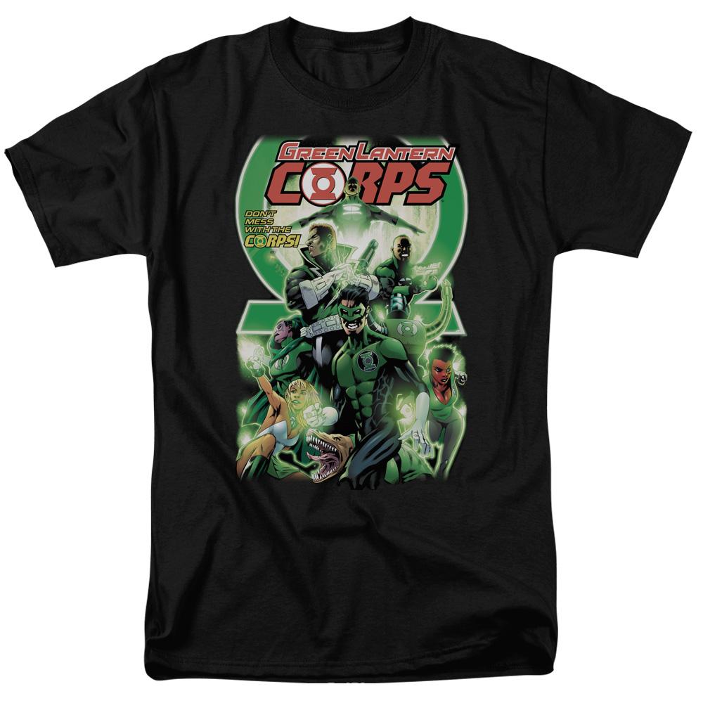 Green Lantern Gl Corps #25 Cover Mens T Shirt Black