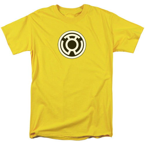 Green Lantern Sinestro Corps Logo Mens T Shirt Yellow